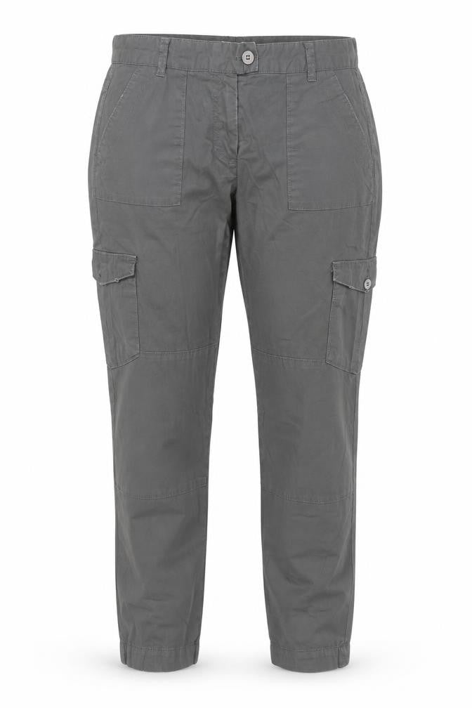 Witchery Women's Grey Cargo Trousers Size 12 Cotton