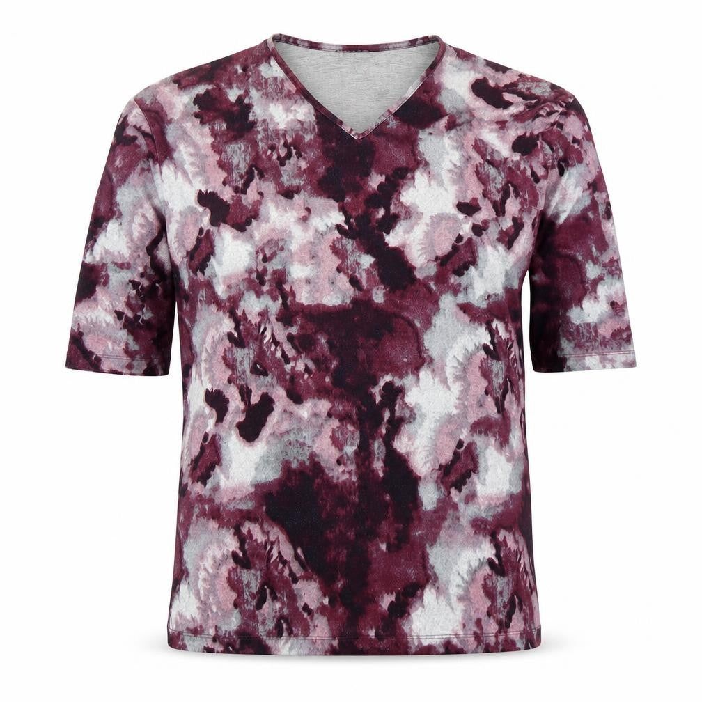 VIA VIO Women's Multicoloured Floral V-Neck Top