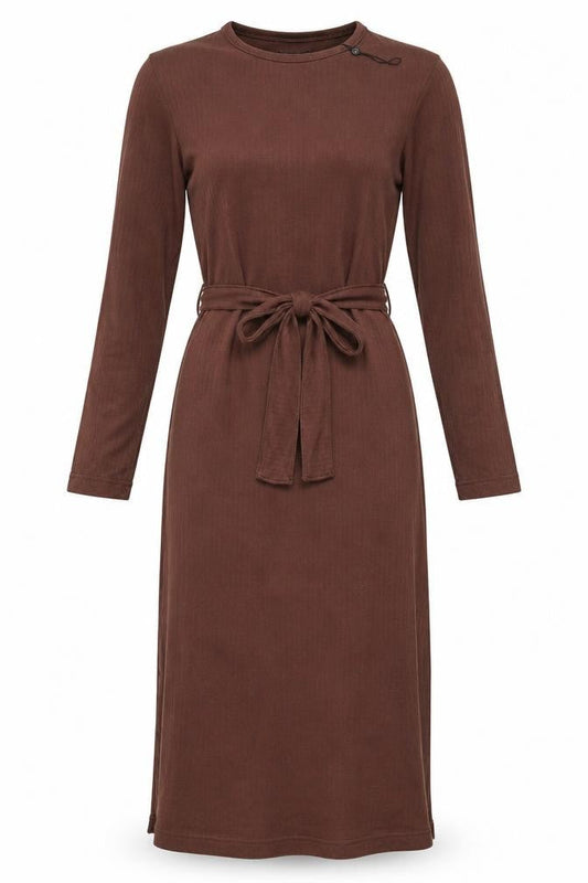 Missguided Brown Long Sleeve Women's Dress Size 8