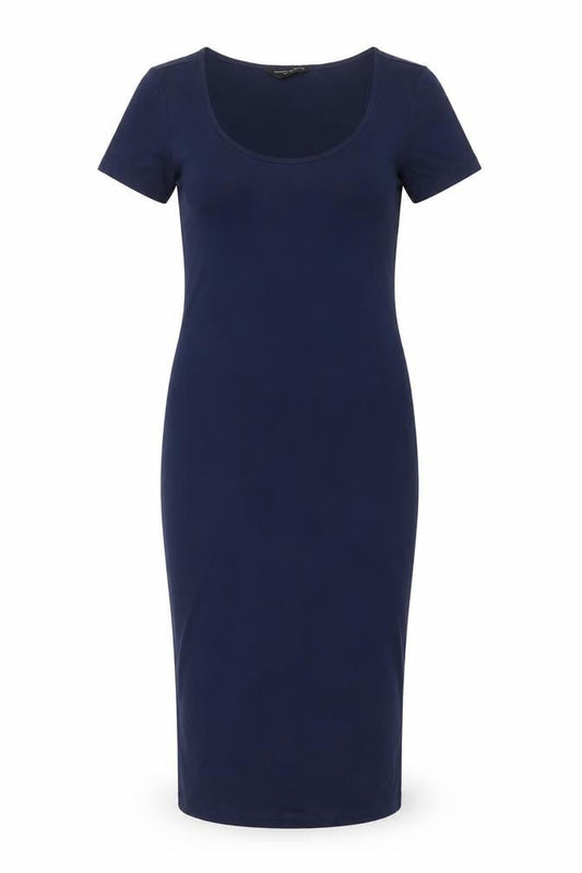 Dorothy Perkins Women's Blue Short Sleeve Dress Size 8
