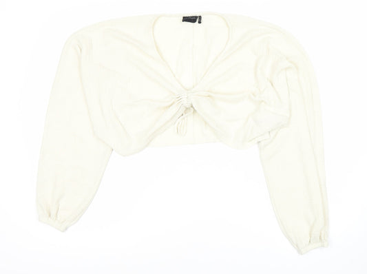 Out From Under Women's White Long Sleeve Jumper - S