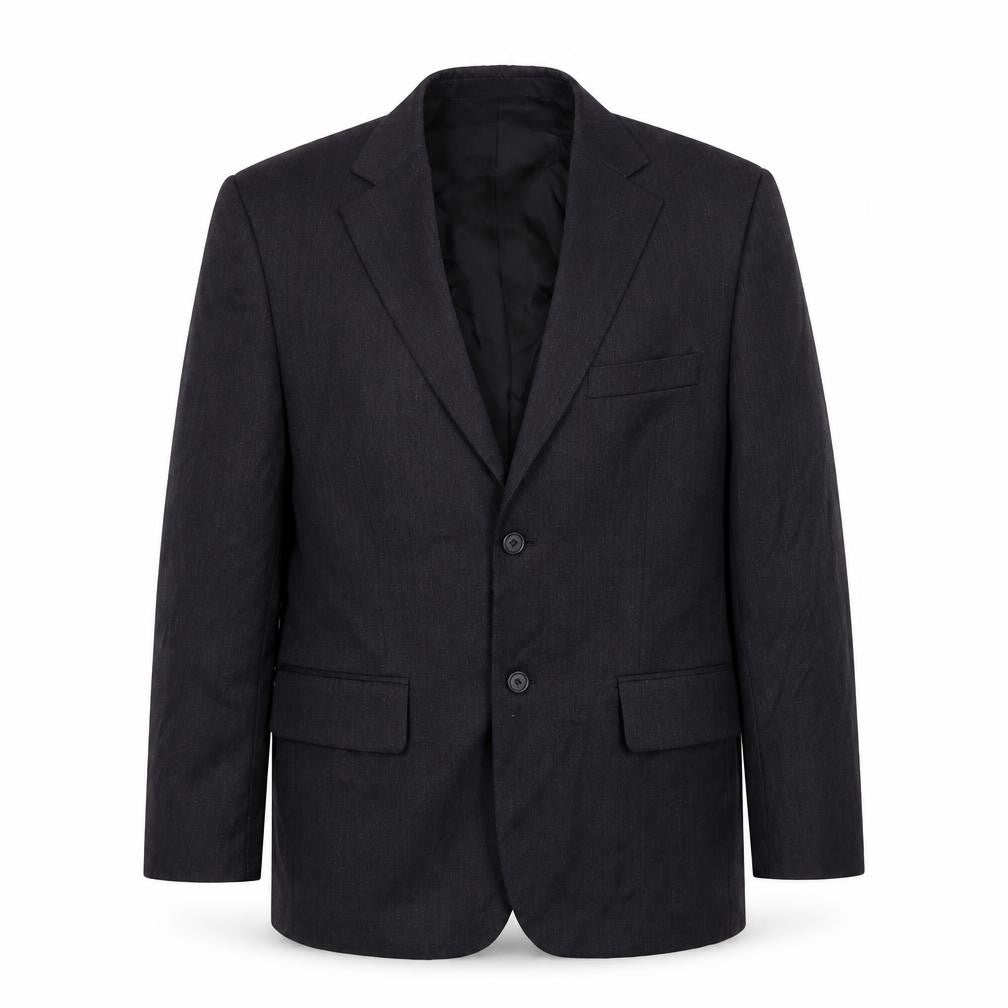 Pronto Uomo Men's Black Wool Blazer Size 40 Short