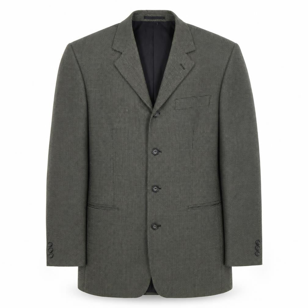 Burton Men's Grey Check Blazer Jacket 40 Long Fit