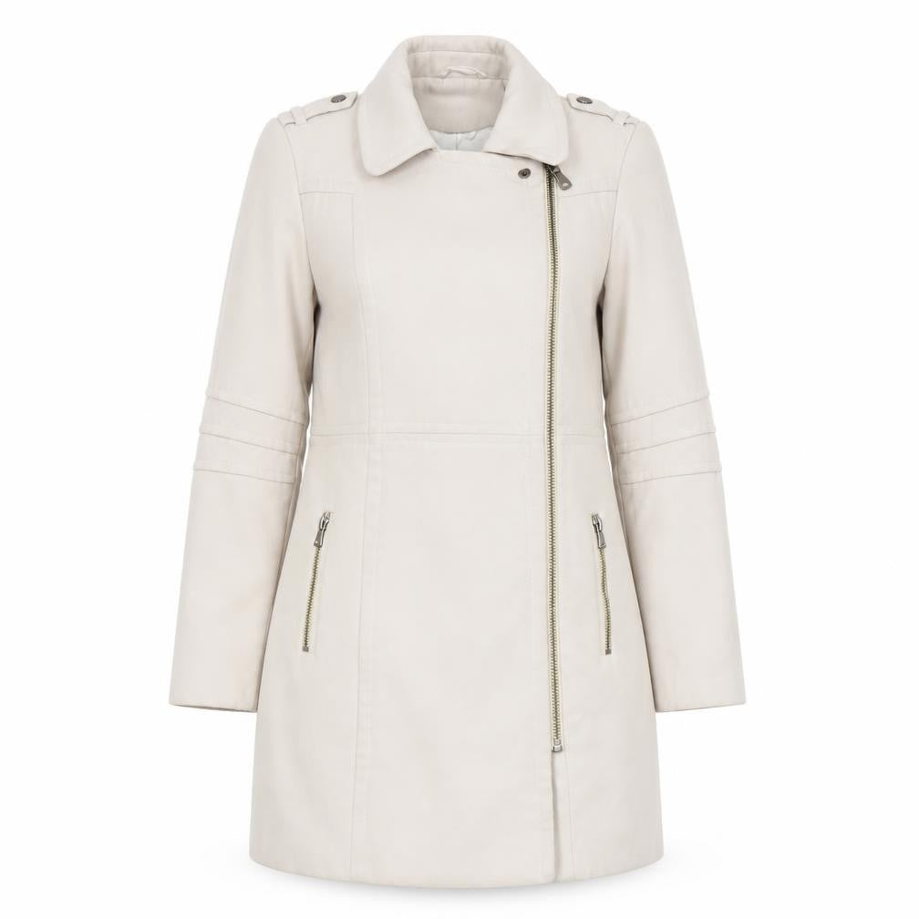 Wallis Women's Beige Trench Coat Size 12