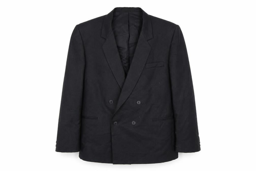 Marlowe Black Men's Blazer Size 44 Double-Breasted Formal