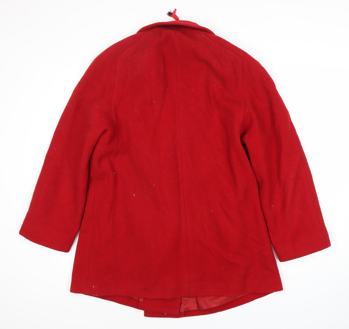 Eastex Women's Red Wool Pea Coat Size 14
