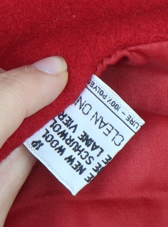 Eastex Women's Red Wool Pea Coat Size 14