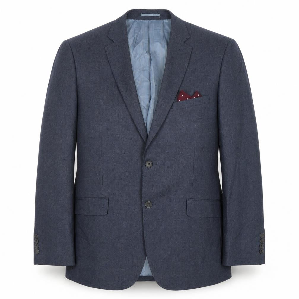 Skopes Men's Blue Suit Jacket 42L Regular Fit
