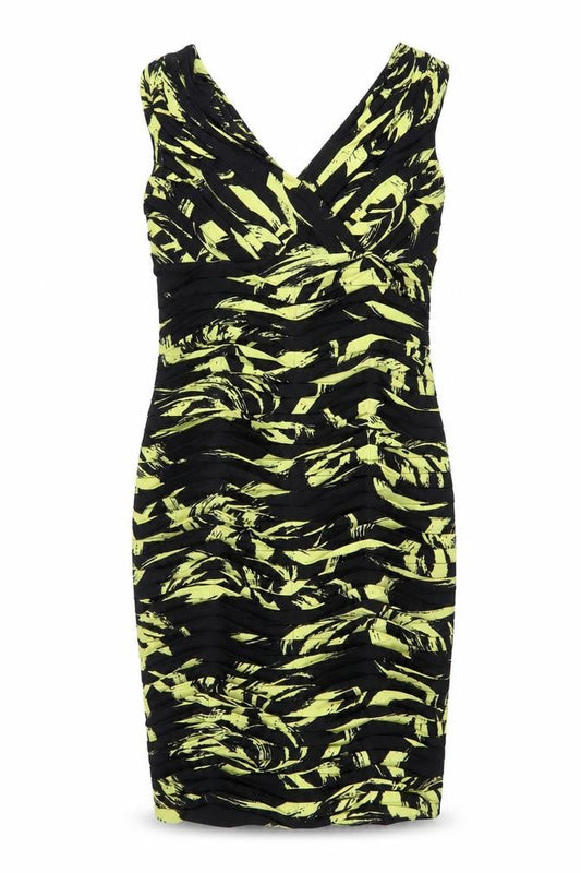 Gold Women’s Multicoloured Size 10 Geometric Dress