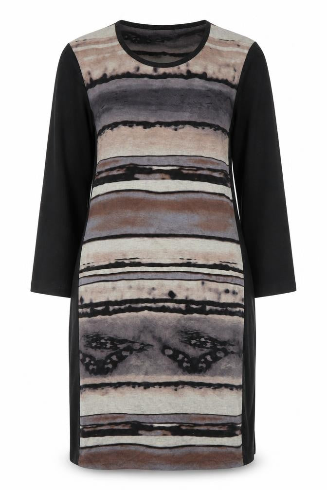 Pomodoro Women's Multicoloured Long Sleeve Dress