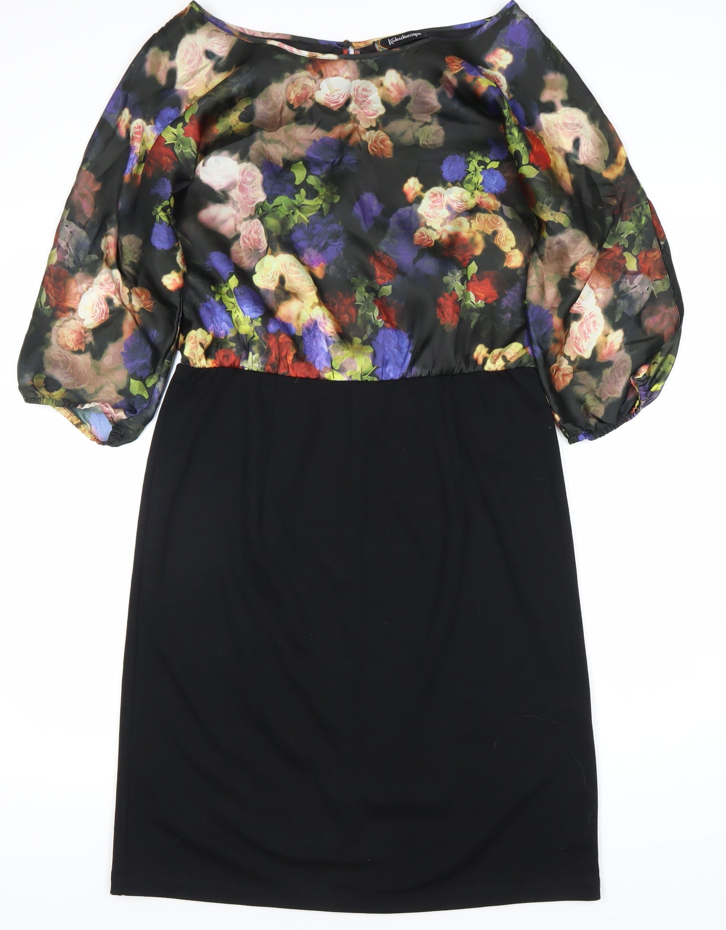 Kaleidoscope Women's Floral Sheath Midi Dress Size 14