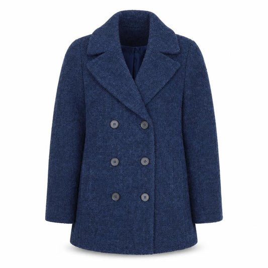 Cotswold Collections Women's Blue Pea Coat Size 14