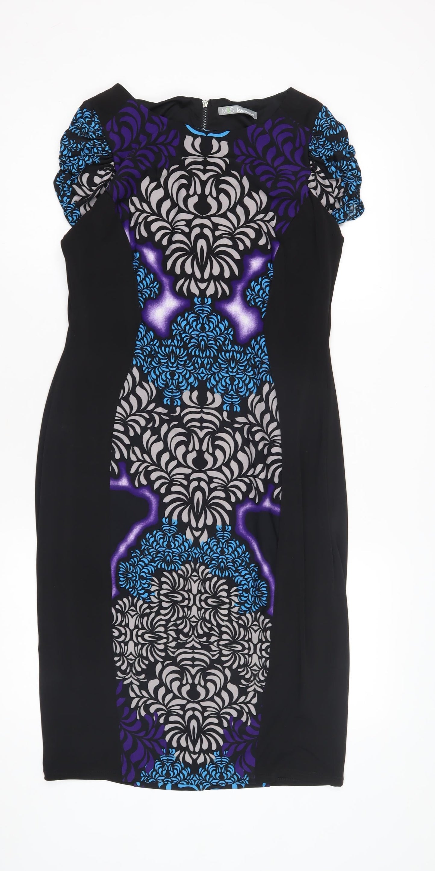 Marks & Spencer Women's Black Bodycon Dress, Size 12