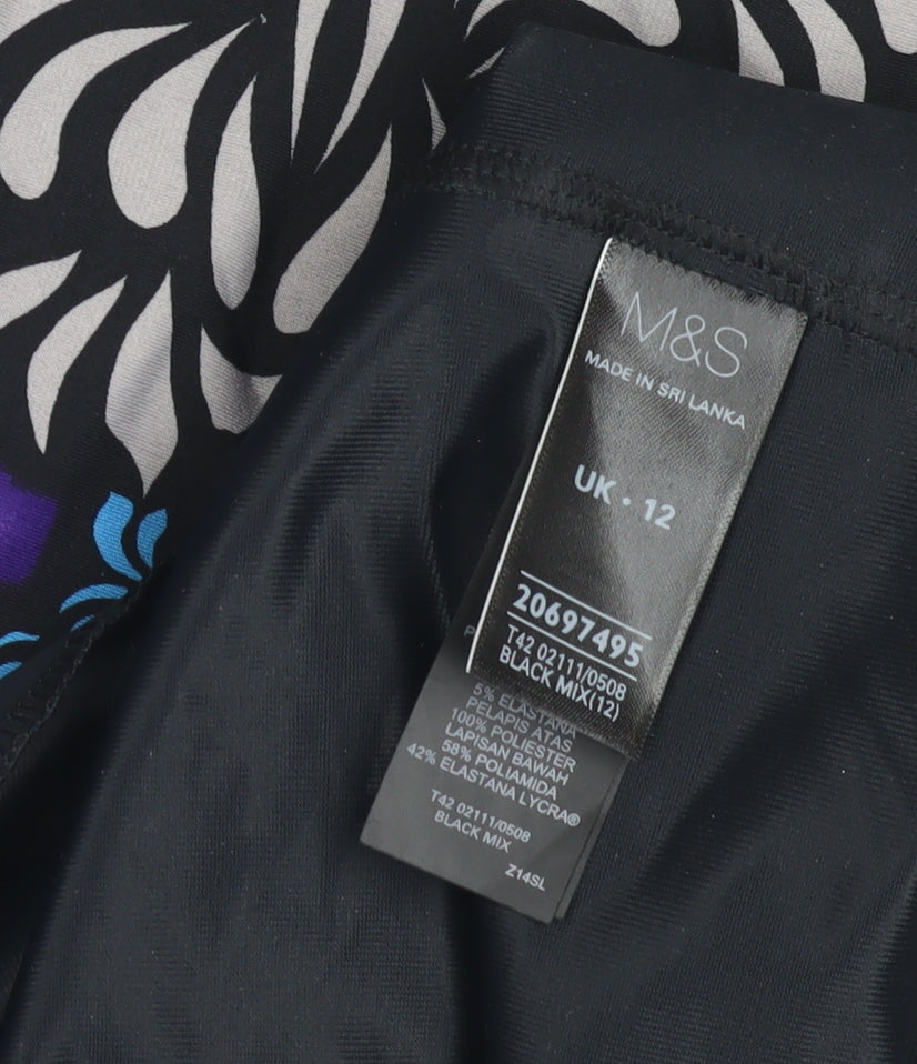 Marks & Spencer Women's Black Bodycon Dress, Size 12