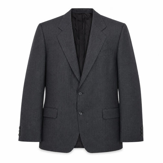 St Michael Men's Grey Wool Blazer, Size M, Classic Style