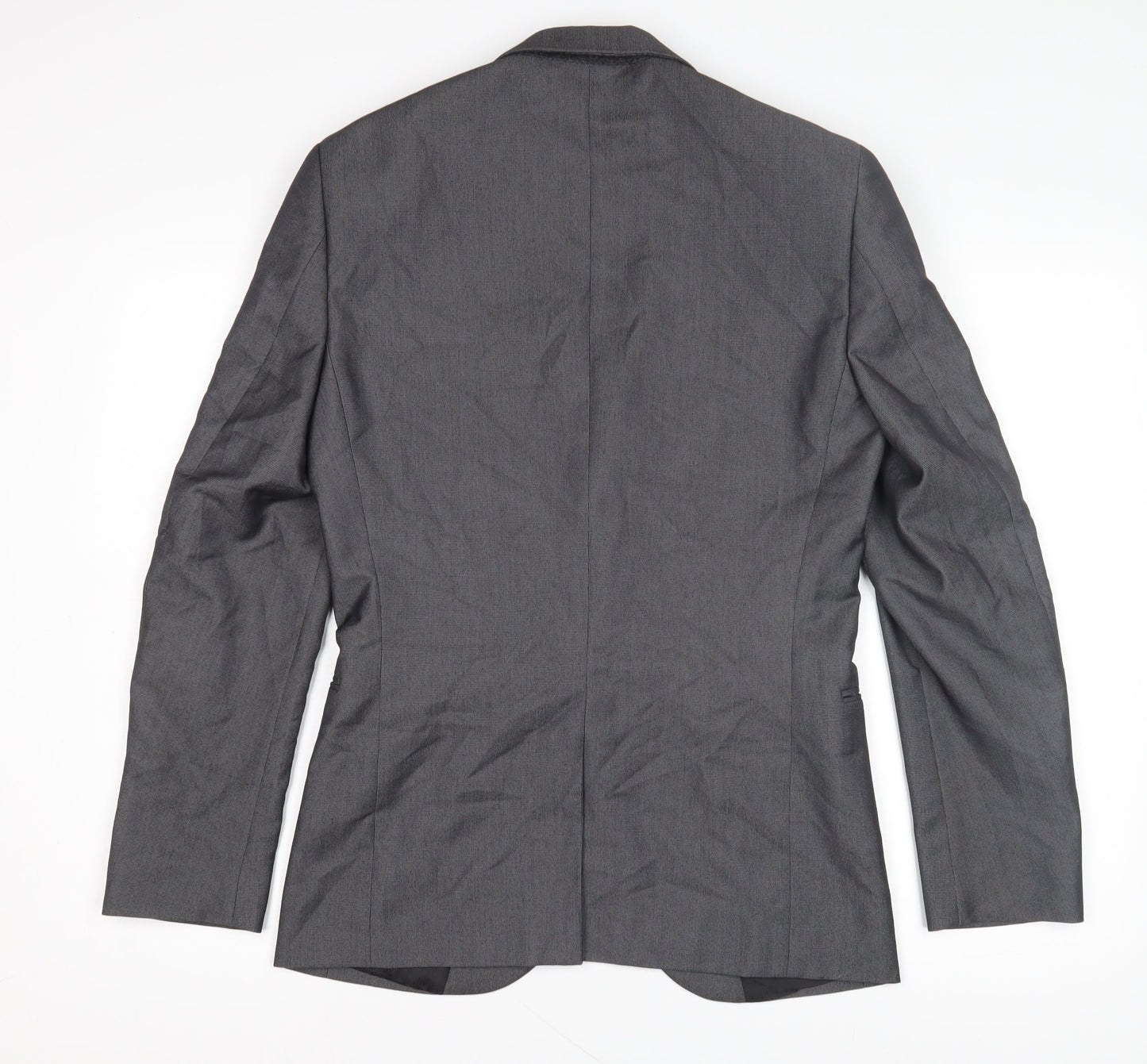 Next Men's Grey Suit Jacket 36R Regular Fit