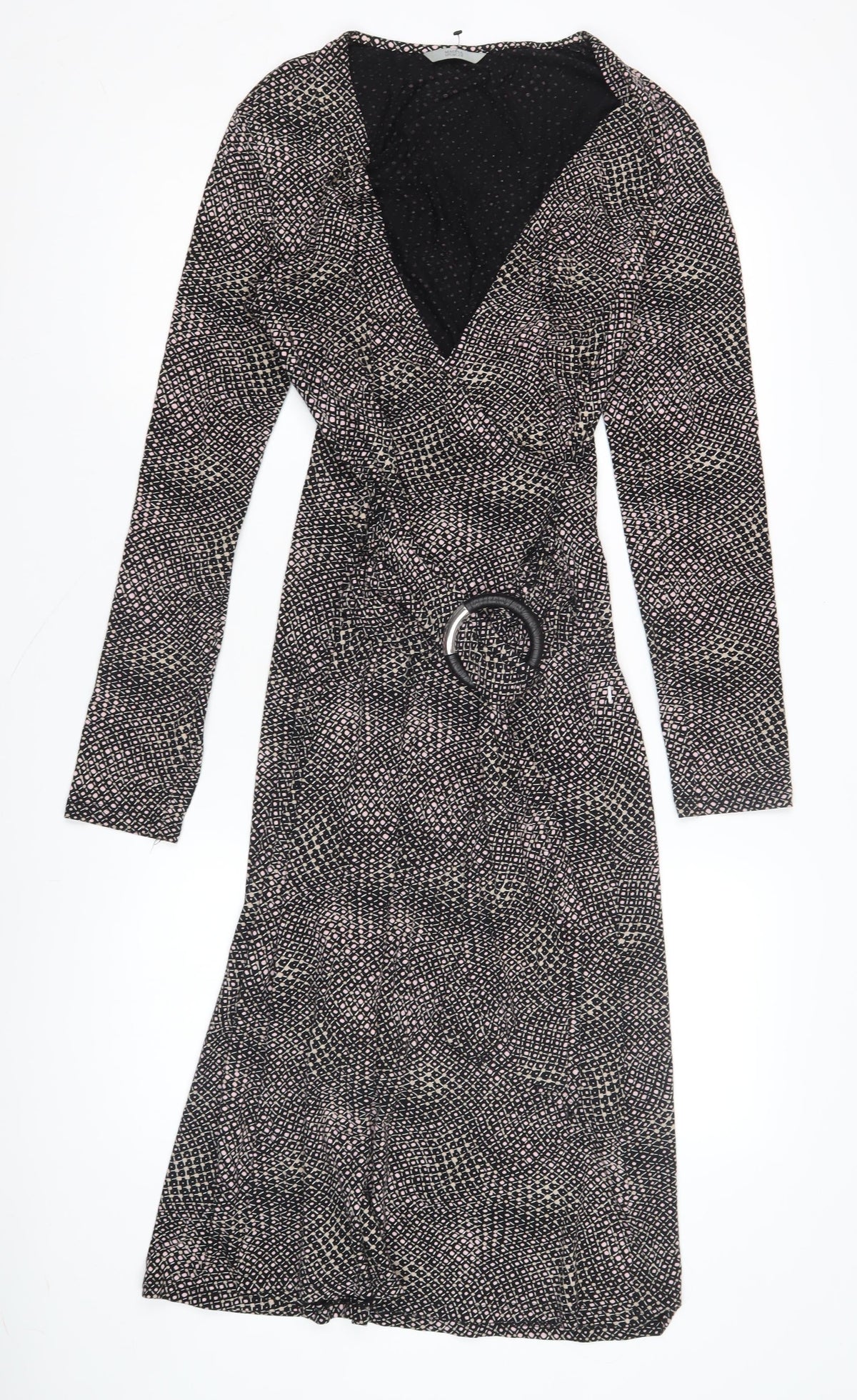 Marks & Spencer Women's Black Wrap Dress Size 10