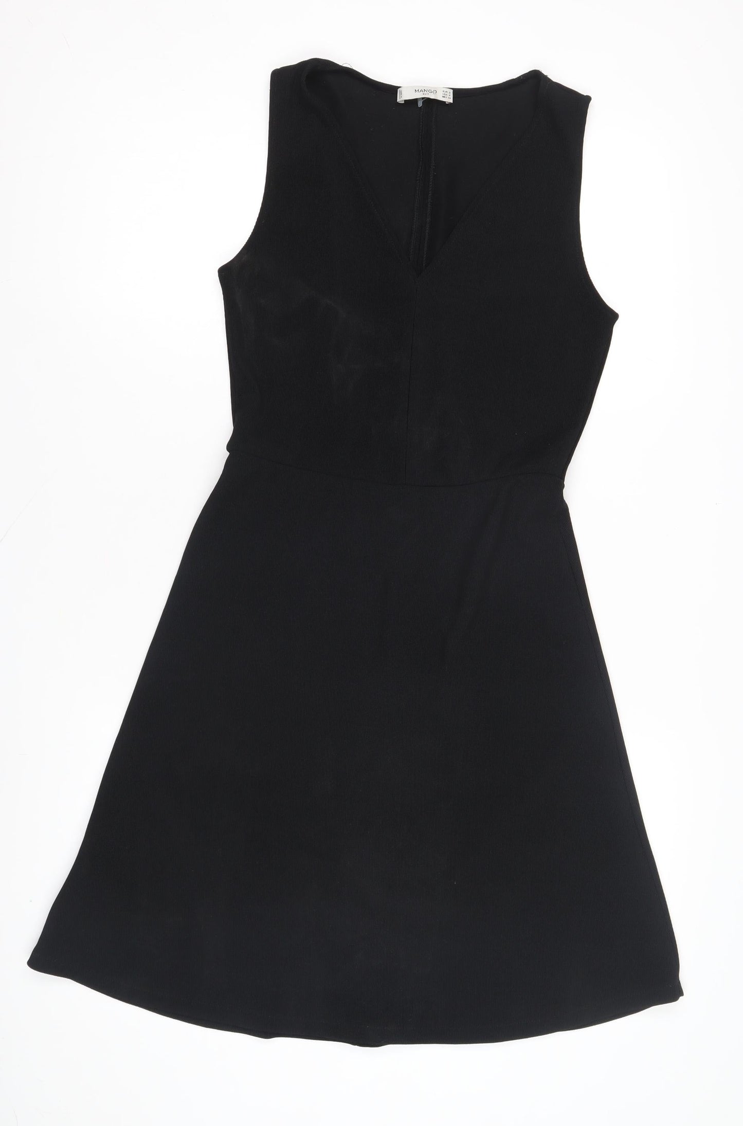 Mango Women's Black A-Line Dress Size 8