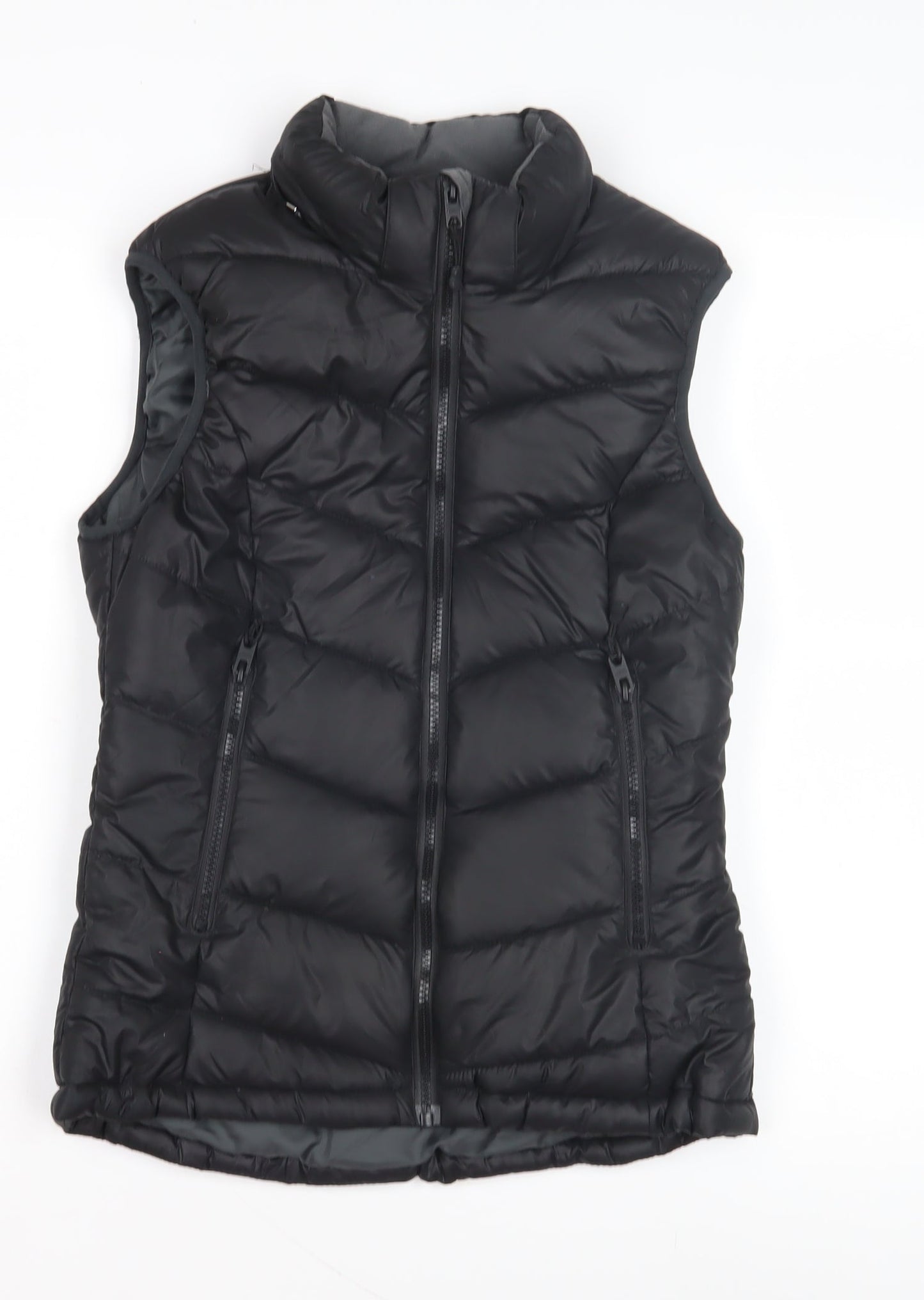 H&M Women's Black Waistcoat, Size 6, Autumn/Winter Ready