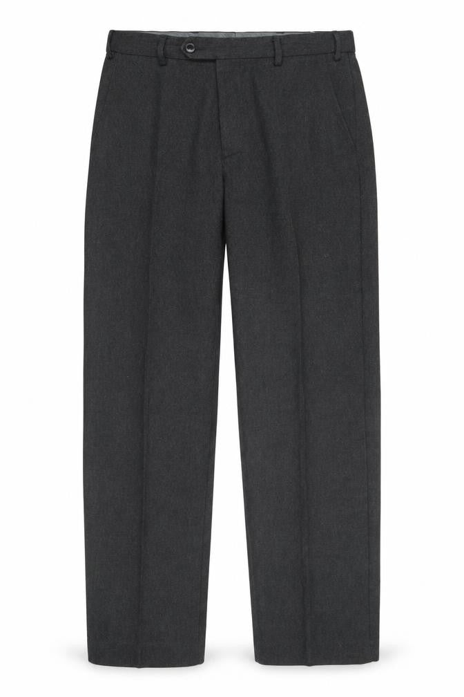 Marks & Spencer Men's Grey Regular Fit Trousers