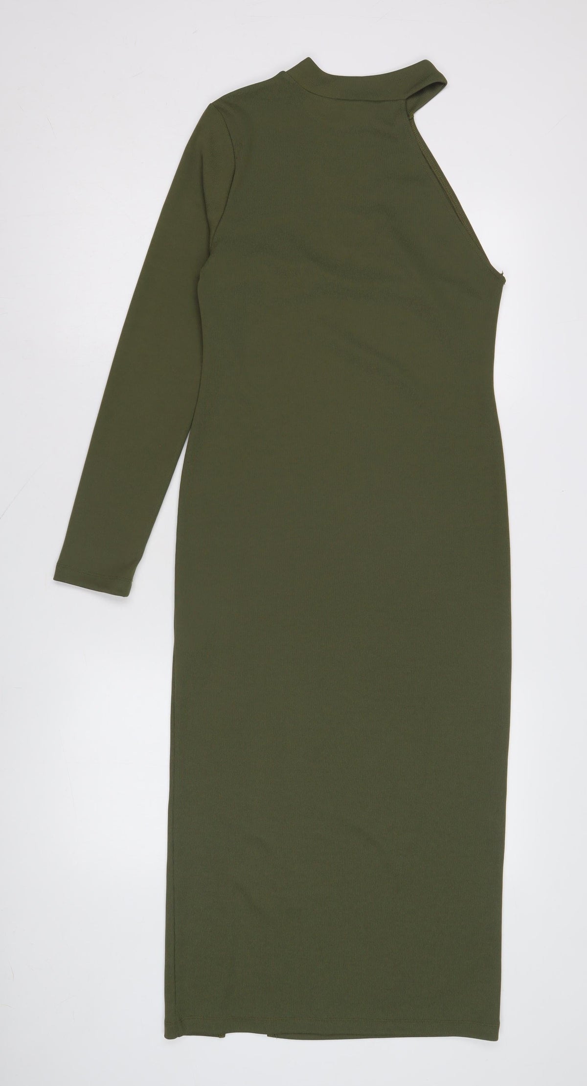 Topshop Women’s Green Bodycon Midi Dress - Size 12