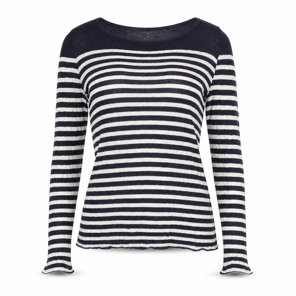Siberian Women's Black Striped T-Shirt XS