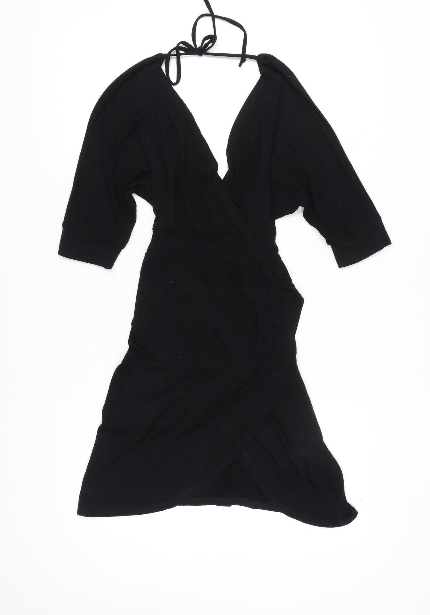 Warehouse Women’s Black Halter Dress Size 12