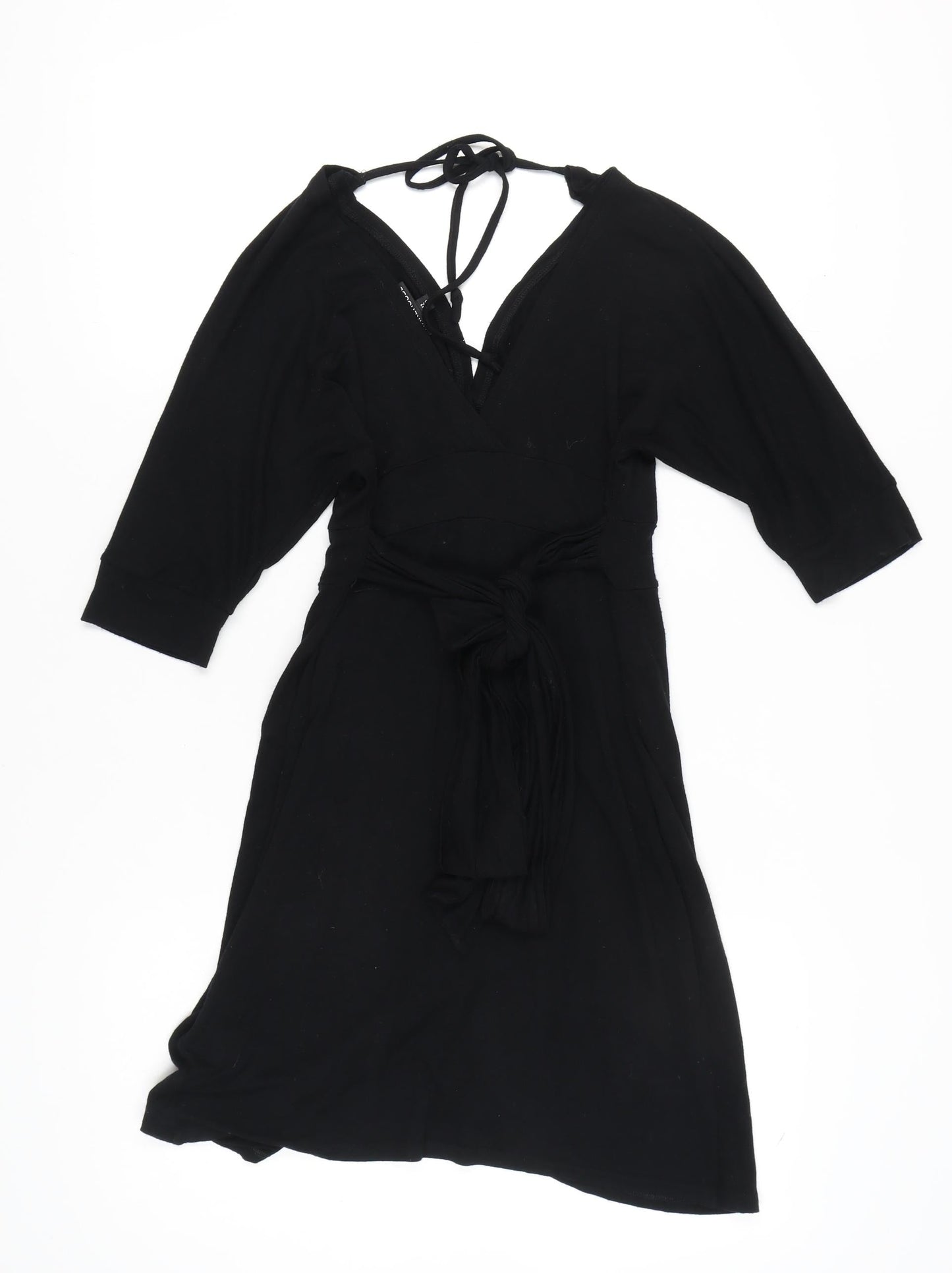 Warehouse Women’s Black Halter Dress Size 12