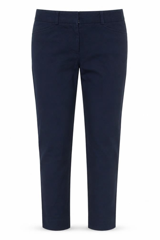 Zara Women's Blue Straight Leg Trousers Size 10