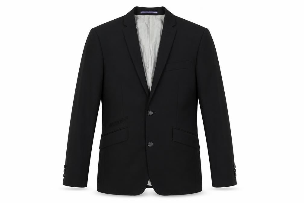 Topman Men's Black Slim Blazer, Size 36
