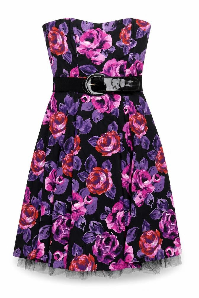 Debenhams Women's Floral Fit & Flare Dress Size 8