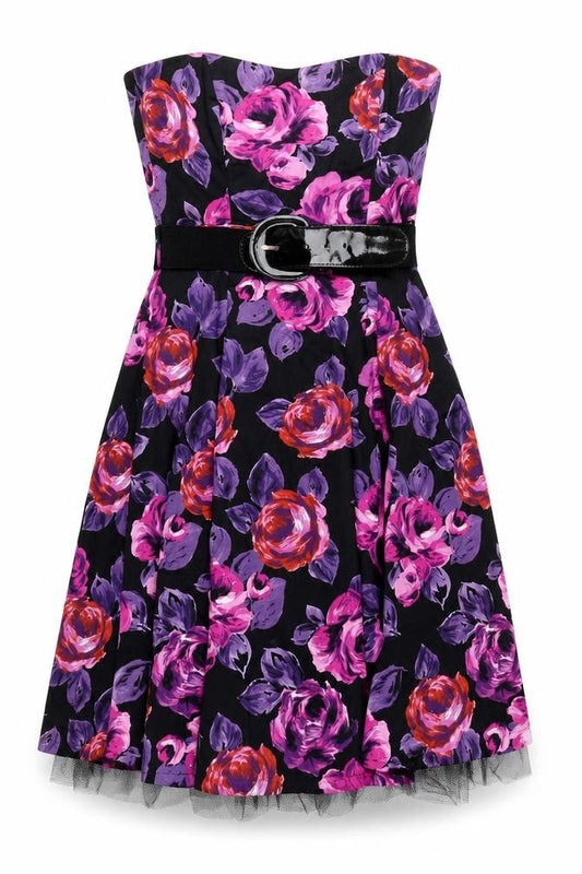 Debenhams Women's Floral Fit & Flare Dress Size 8