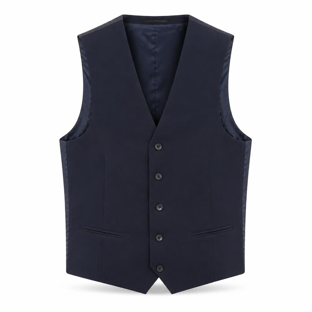 New Look Men's Blue Slim Fit Waistcoat Size 36R
