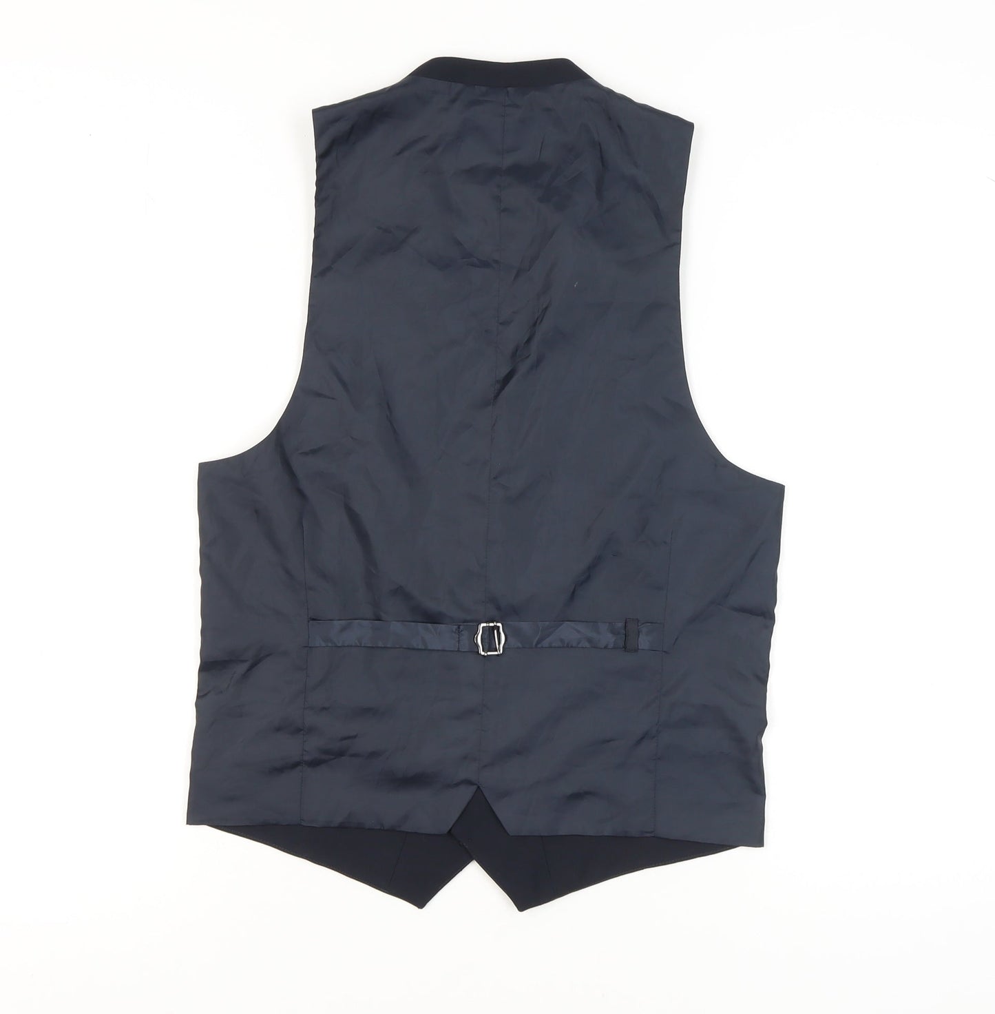 New Look Men's Blue Slim Fit Waistcoat Size 36R