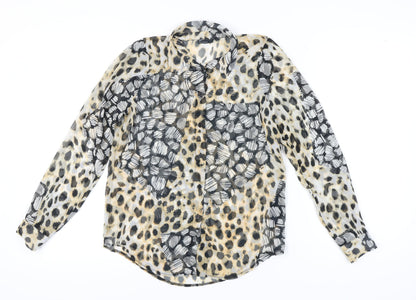 Additional front view of ASOS Design Women's Multicoloured Button-Up Shirt