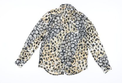 Back view of ASOS Design Women's Multicoloured Button-Up Shirt