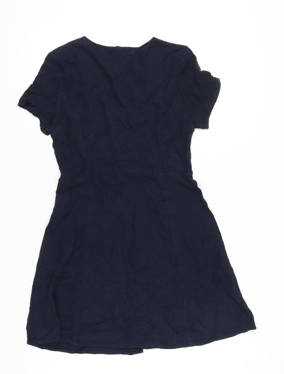 Vero Moda Women's Blue Shirt Dress, Short Sleeve, Size S