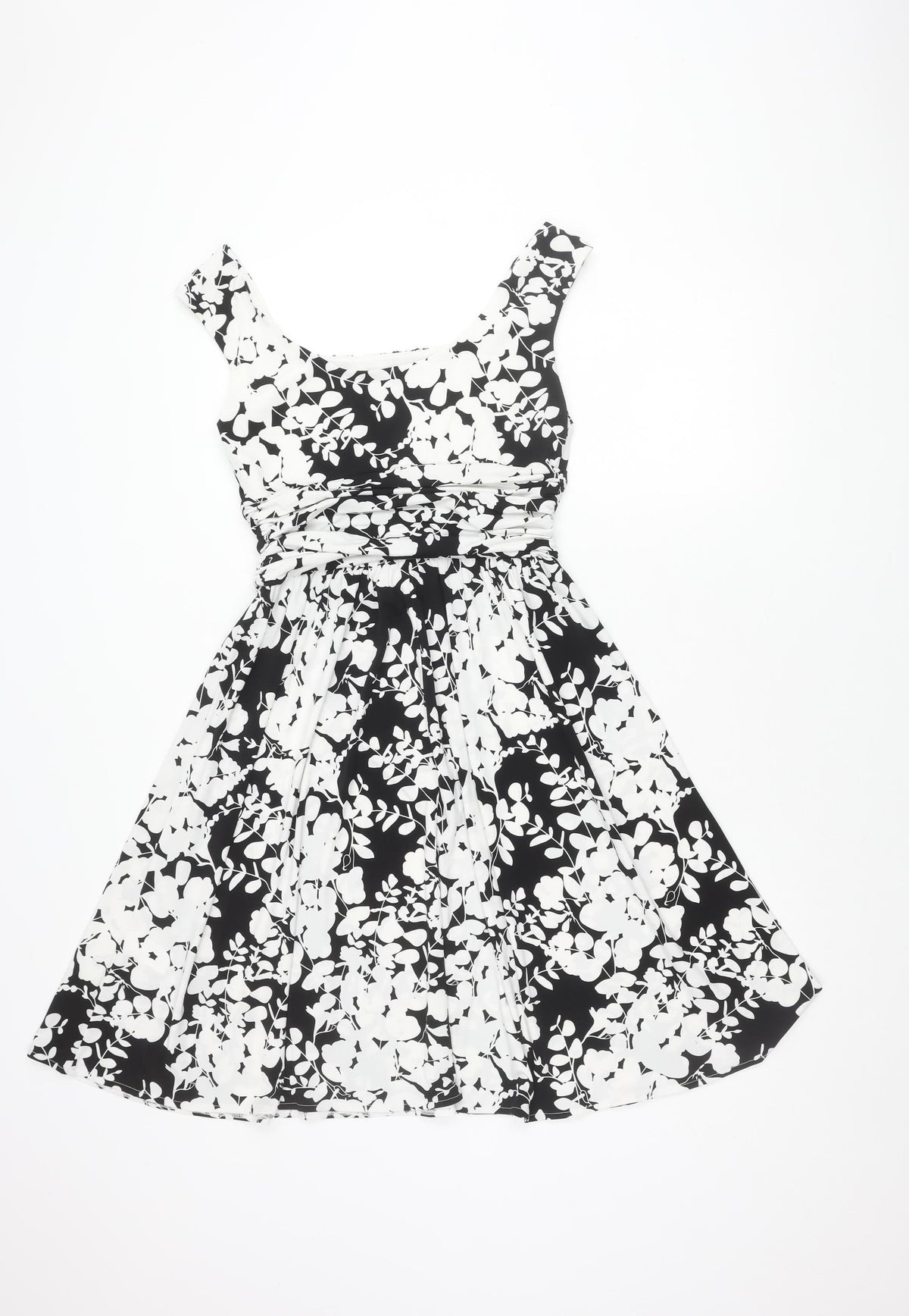 Maggy London Women’s Black & White Floral Dress