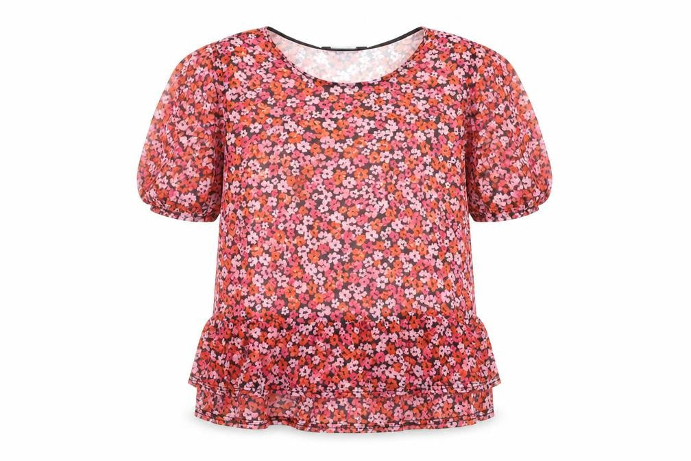 Kaleidoscope Women's Floral Tunic Blouse, Multicoloured, 14
