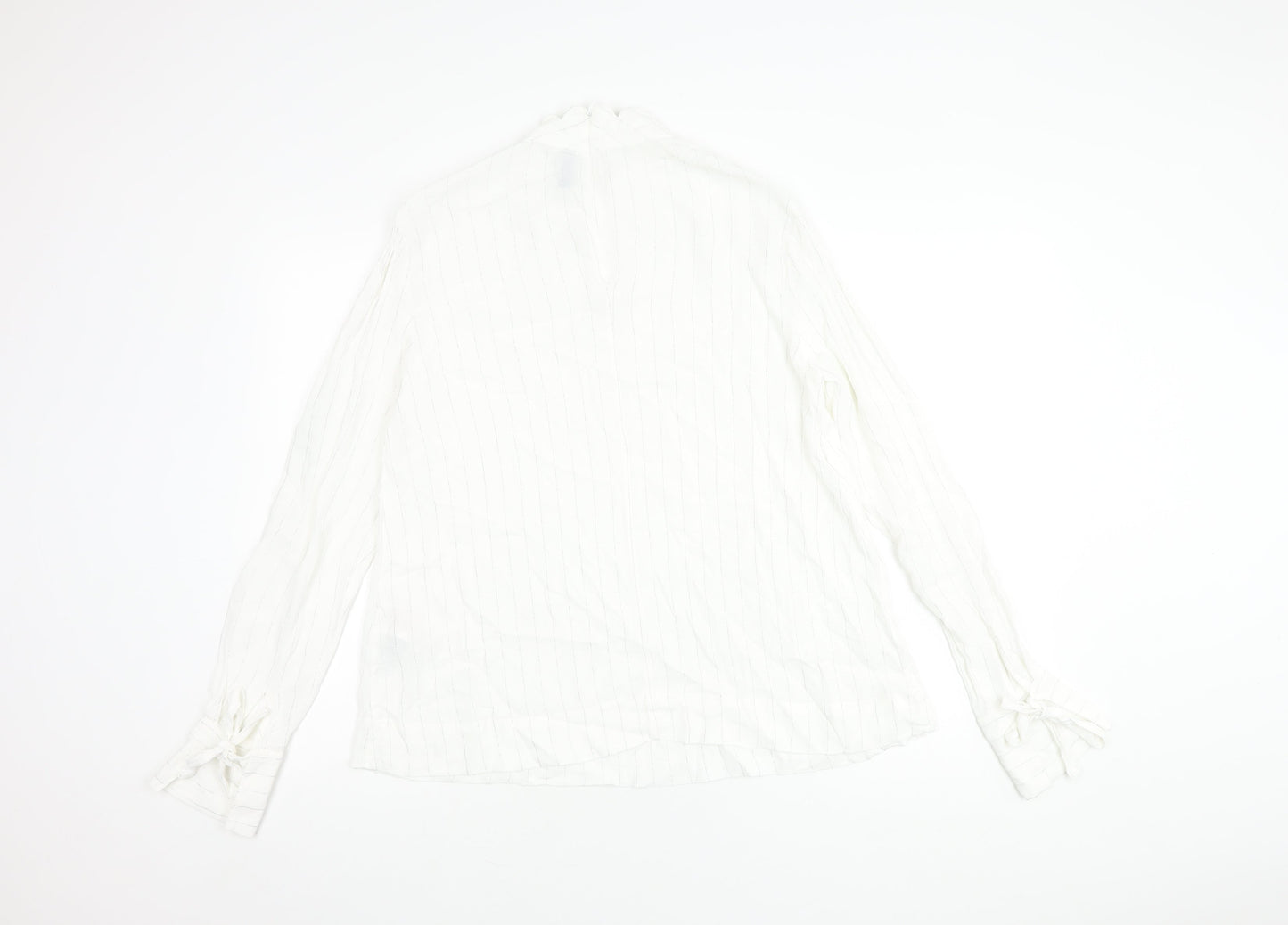 Y.A.S Women’s White Long Sleeve Top - M