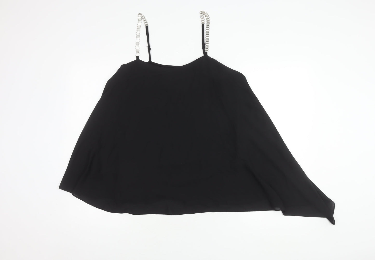 Star by Julien Macdonald Womens Black Camisole Blouse Size 12