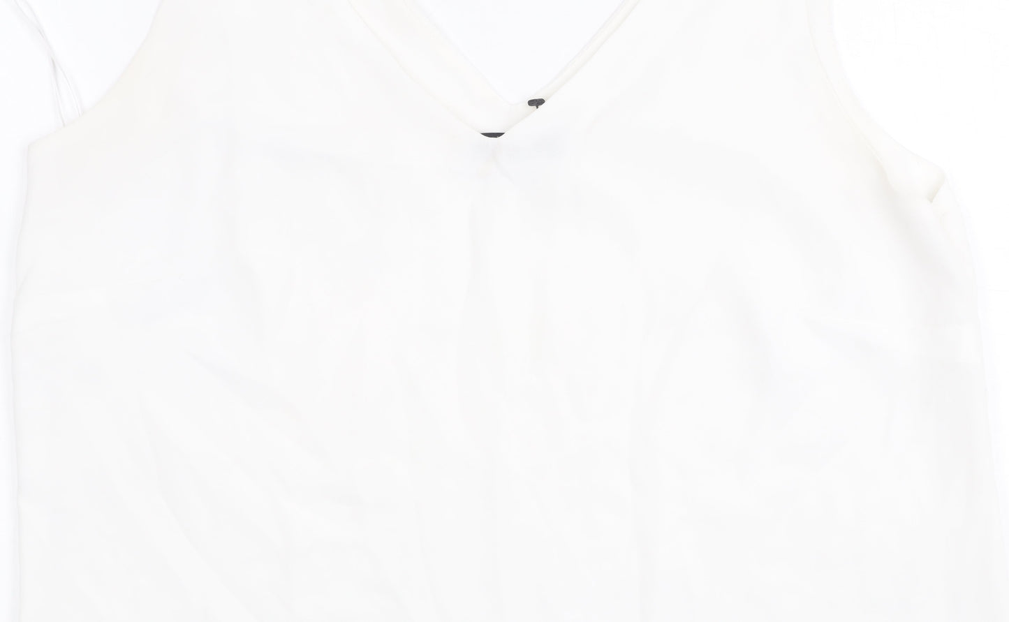 Wallis Women’s White V-Neck Tank Top Size 12