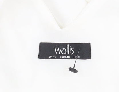 Wallis Women’s White V-Neck Tank Top Size 12