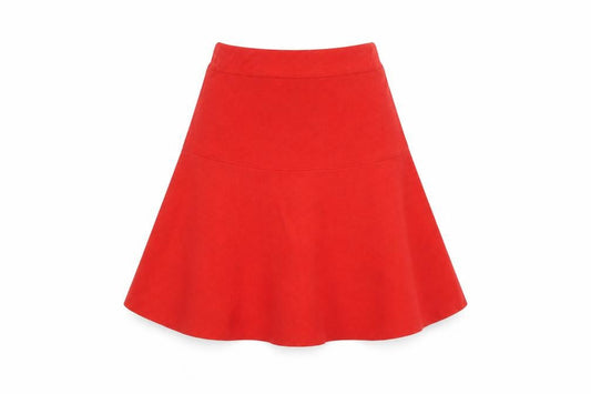 Tahari Women's Red XS Flare Skirt