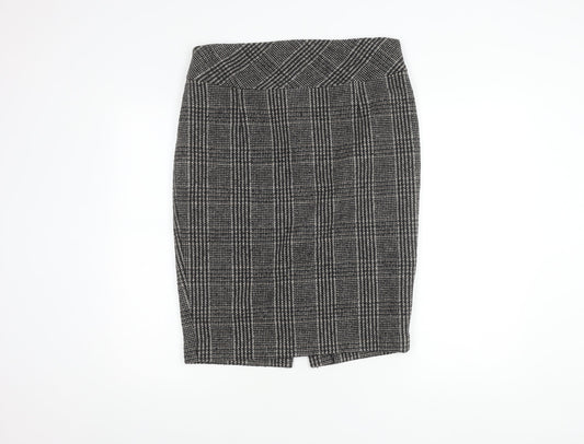 Zara Basic Women's XL Pencil Skirt in Check Pattern