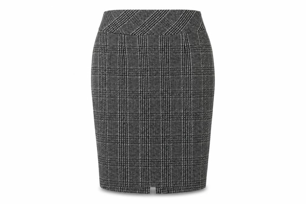 Zara Basic Women's XL Pencil Skirt in Check Pattern