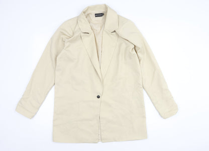 PRETTYLITTLETHING Women's Beige Blazer Size 6