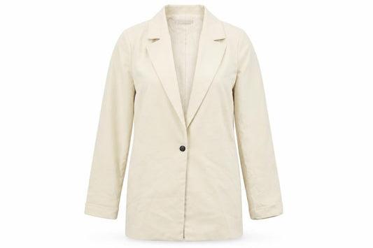 PRETTYLITTLETHING Women's Beige Blazer Size 6