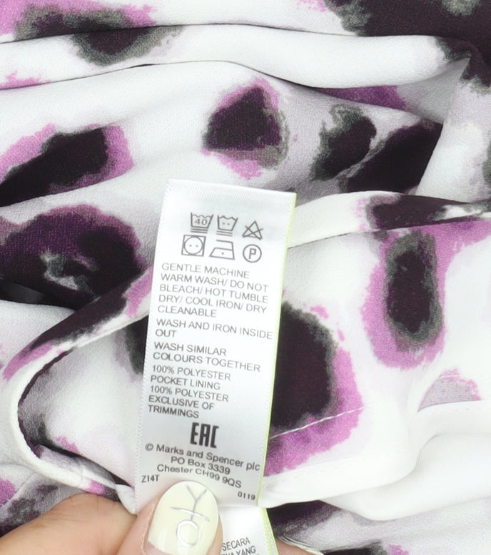 Marks and Spencer Women’s Animal Print Trousers Size 4