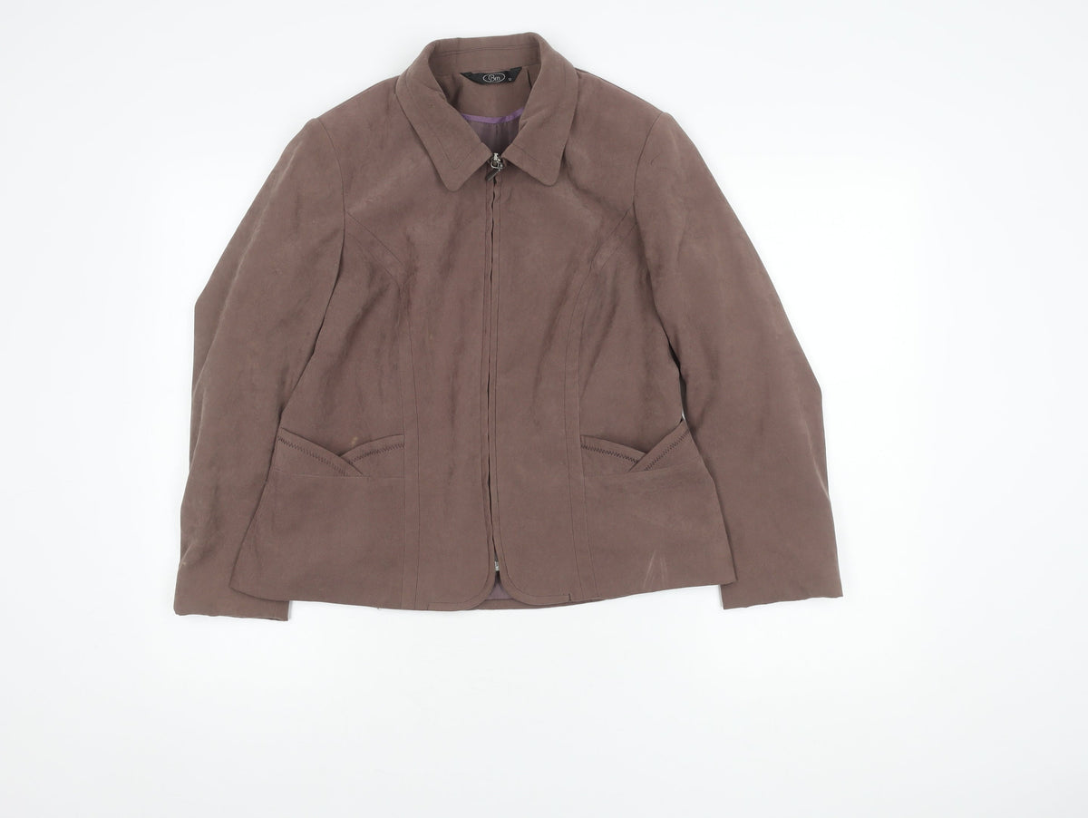 Bonmarché Women's Brown Jacket, Size 12 - Stylish Autumn Wear